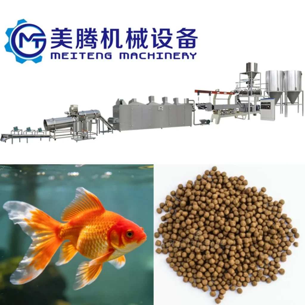 300-600kg/h Capacity Multi-Species Fish Feed Processing Line to Produce Fish Food