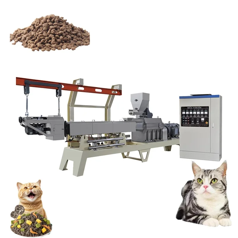 Premium Pet Food Processing Equipment Dog Cat Feed Making Machine