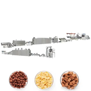 1000 Lbs Automatic Corn Flakes Production Line Mixer Breakfast Cereal Corn Flakes Production Line