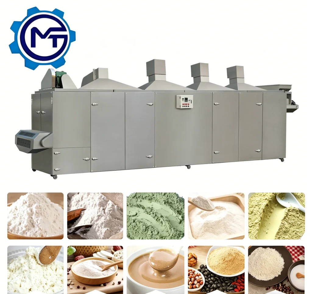 CE Approved MT Brand Organic Baby Rice Nutrition Powder Extrusion Production Line with 500kg/h Capacity and Automatic Grade