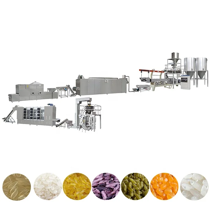 Hot Sale Fully Atomatic Artificial Rice Production Line Artificial Rice Extruder Machine on Sale
