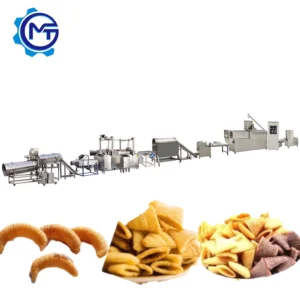 Multifunctional Fried Snack Production Line Pizza Roll Crispy Corner Production Line Rice Crust Puffing Machine