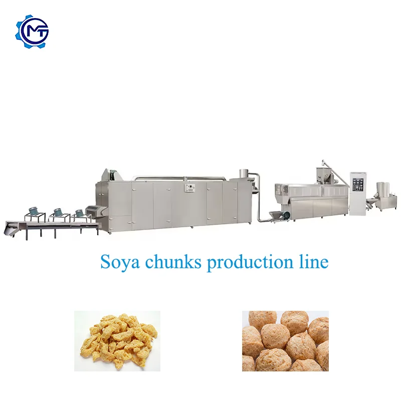 Soybean Protein Making Machine Automatic Soy Chunk Production Line
