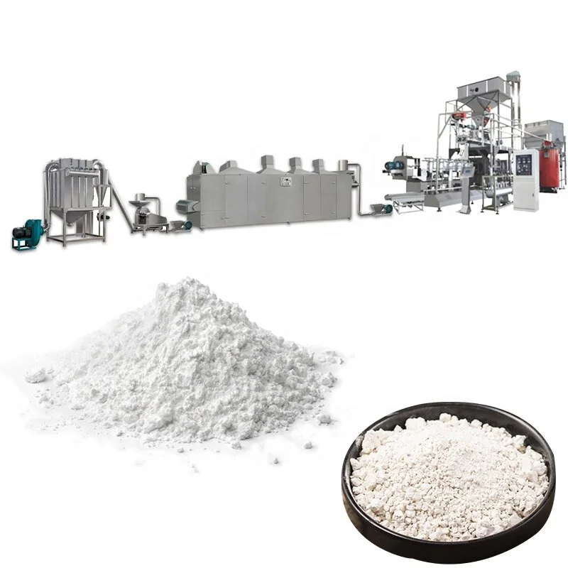 Modified Starch for Construction Adhesives Production – Custom Built Double Screw Extruder Line