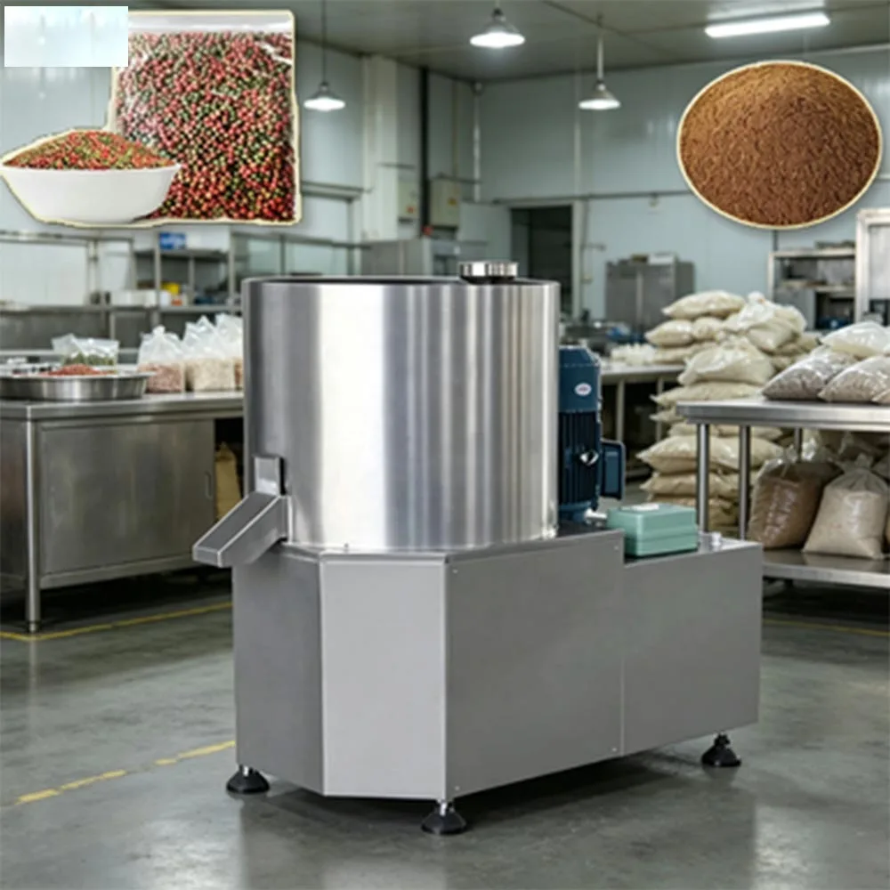 High Efficiency Durable Stainless Steel Twin Screw Floating Fish Feed Extruder Pet Food Processing Equipment