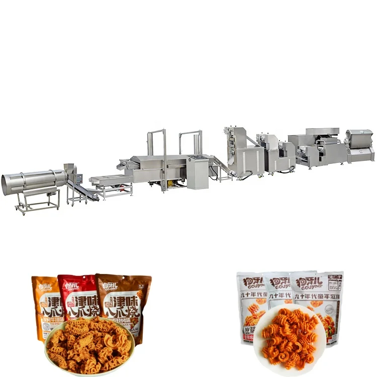 Puffed Octopus Snack Processing Line – Full-Automatic Fried Octopus Production Machinery