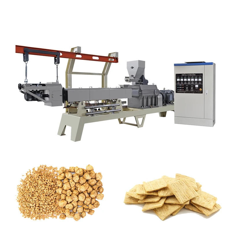 New Condition Soybean Protein Machine for Soy Chunks Production Textured Vegetable Protein Production Line