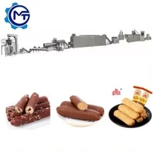 Full Automatic Puffed Corn Snack Food Extruder Puffed Snack Corn bar Making Machine
