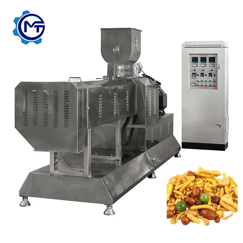 New Automatic Traditional Fried Nimko Making Machine High Productivity Large Capacity Stainless Steel Production Line
