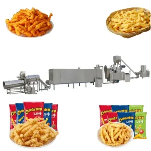 Fried Snack Cheetos Kurkure Making Machine 200kg/H Capacity Production Line
