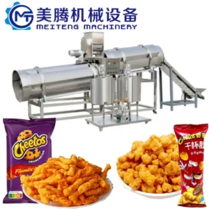 New MT 120-350kg/h Fully Automatic Multifunctional Cheetos Kurkure Processing Line Electric Heat Source 304 Stainless Steel