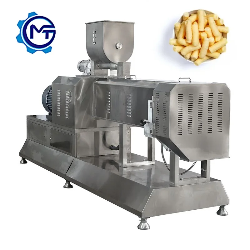 Automatic Puffed Food Snack Machine Electric Corn Puffs Snacks Making Machinery New Condition Flavorful Puff Snack Production
