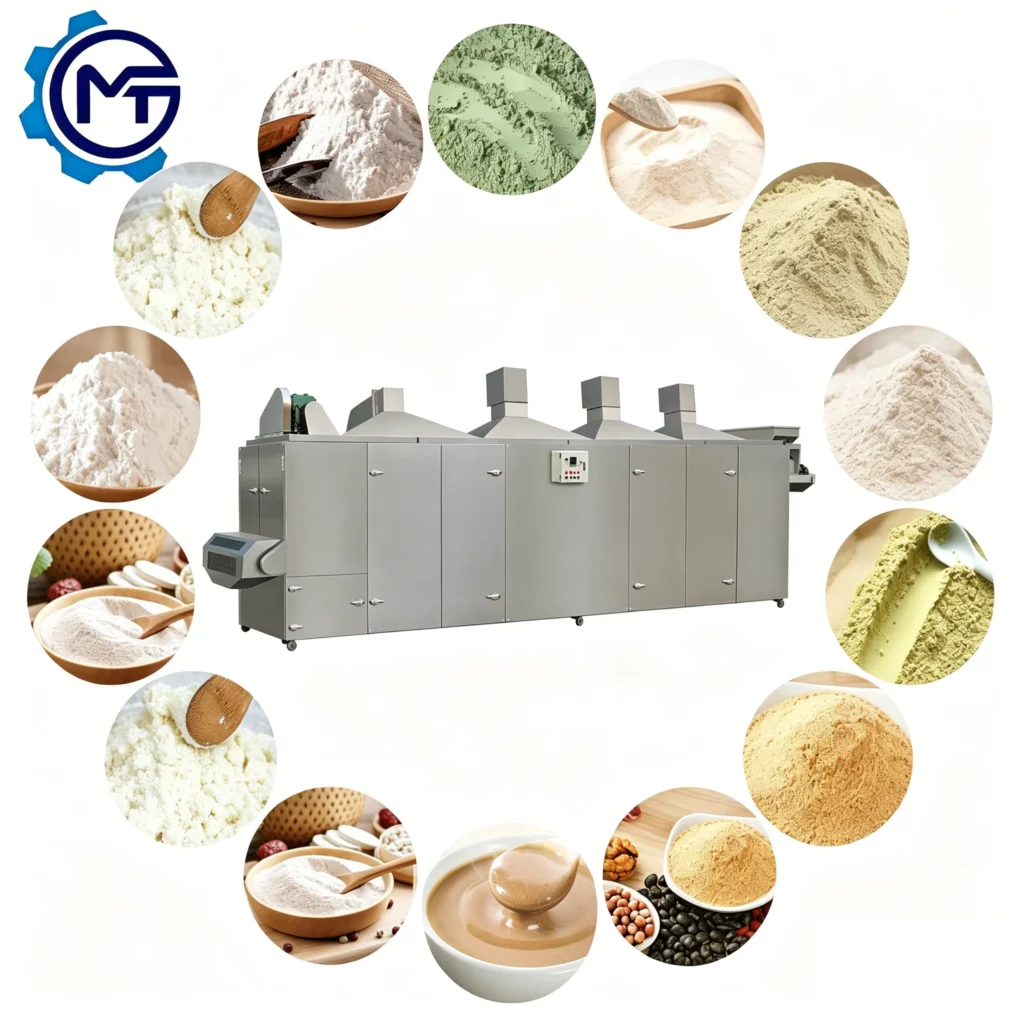 Commercial Stainless Steel Baby Rice Powder Grinding Mixing Machine