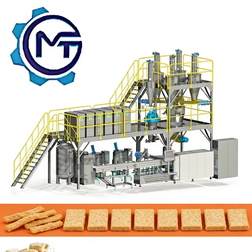 High Capacity Soy Protein Vegetarian Meat Processing Line