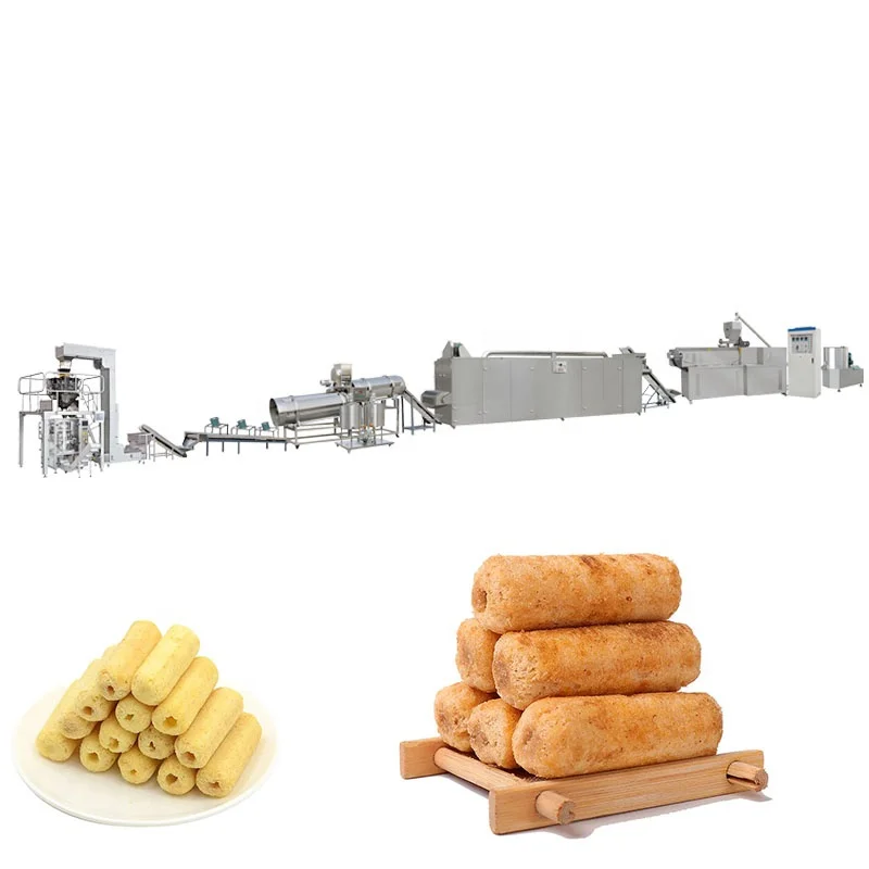 China Industry Snack Food Processing Breakfast Cereal Extruder Corn Flakes Making Machine Equipment Cornflakes Machine