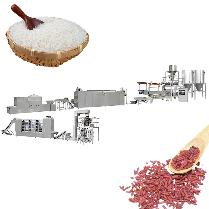 Nutritional Fortified Rice Golden Coarse Machine Artificial Fortified Rice Making Plant