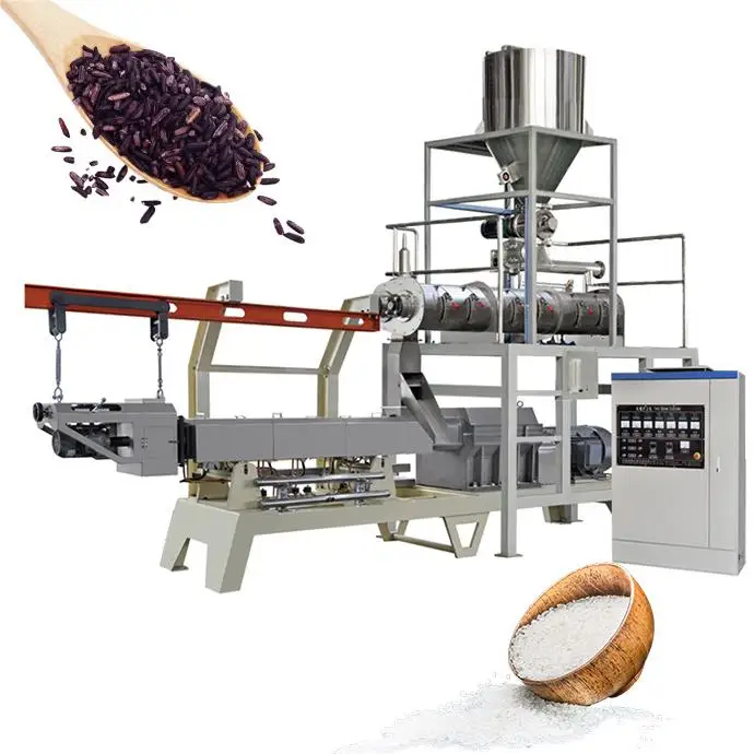 Fortified Rice Making Machine Extruder Artificial Instant Rice Production Line Plant