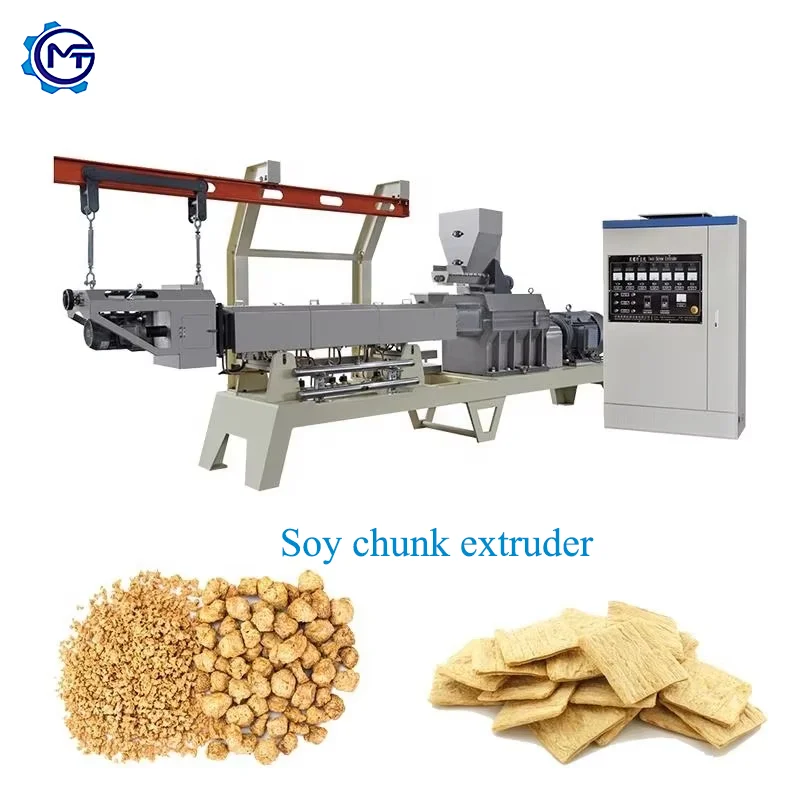 Textured Soybean Protein Extruder Plant Protein Processing Production Line TVP Making Machine