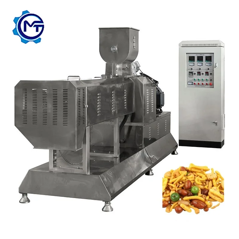 New 100-200kgh Automatic Fried Nimko Extruder Machine Food Grade Stainless Steel for High Productivity Fried Snacks Processing