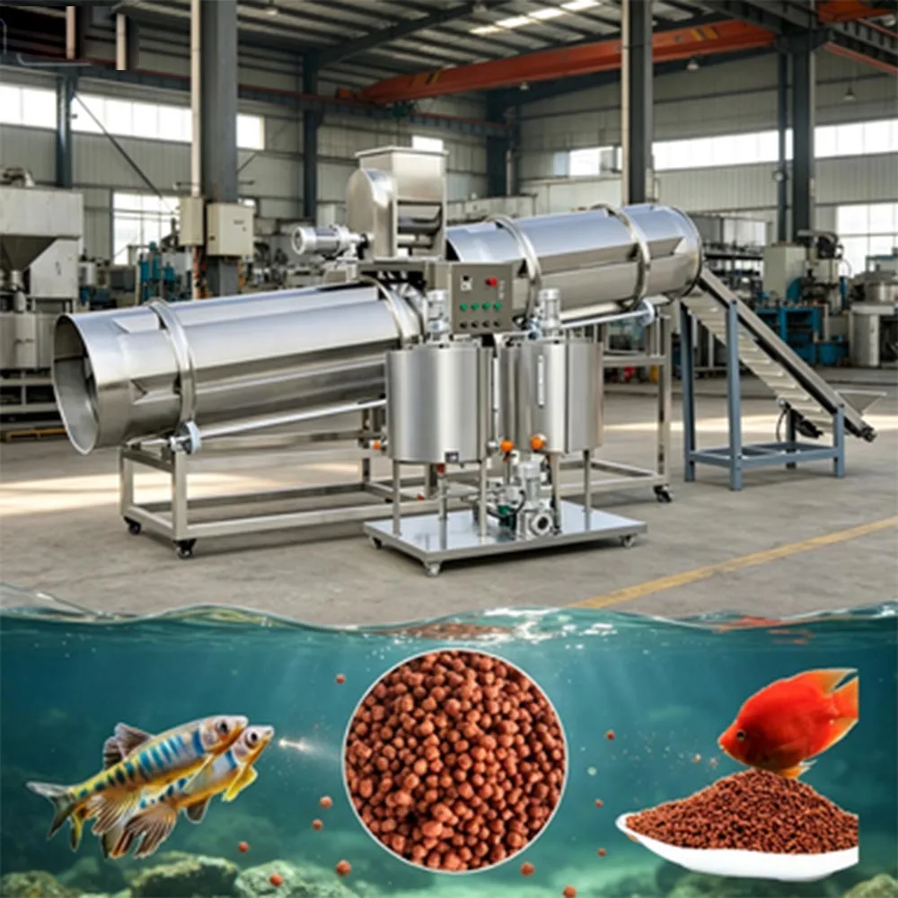 Wet Twin Screw Extruder Floating Sinking Aquatic Fish Feed Pellet Industrial Complete Processing Production Line