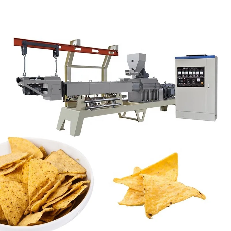Automatic Low Price Fried Potato Chips Line – Gas/Electric Dual Power New Snack Processing Machine