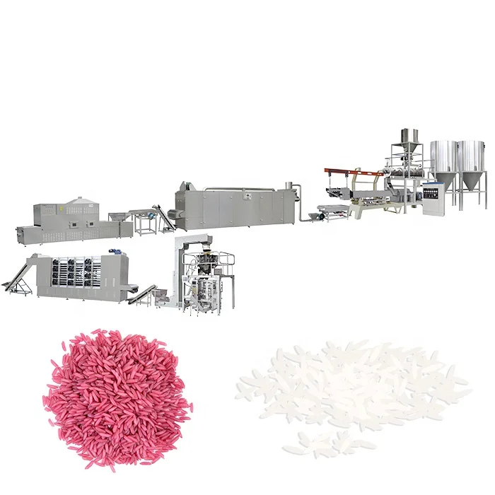 Nutrition Artificial Rice Machines Instant Rice Processing Line Making Equipment Factory